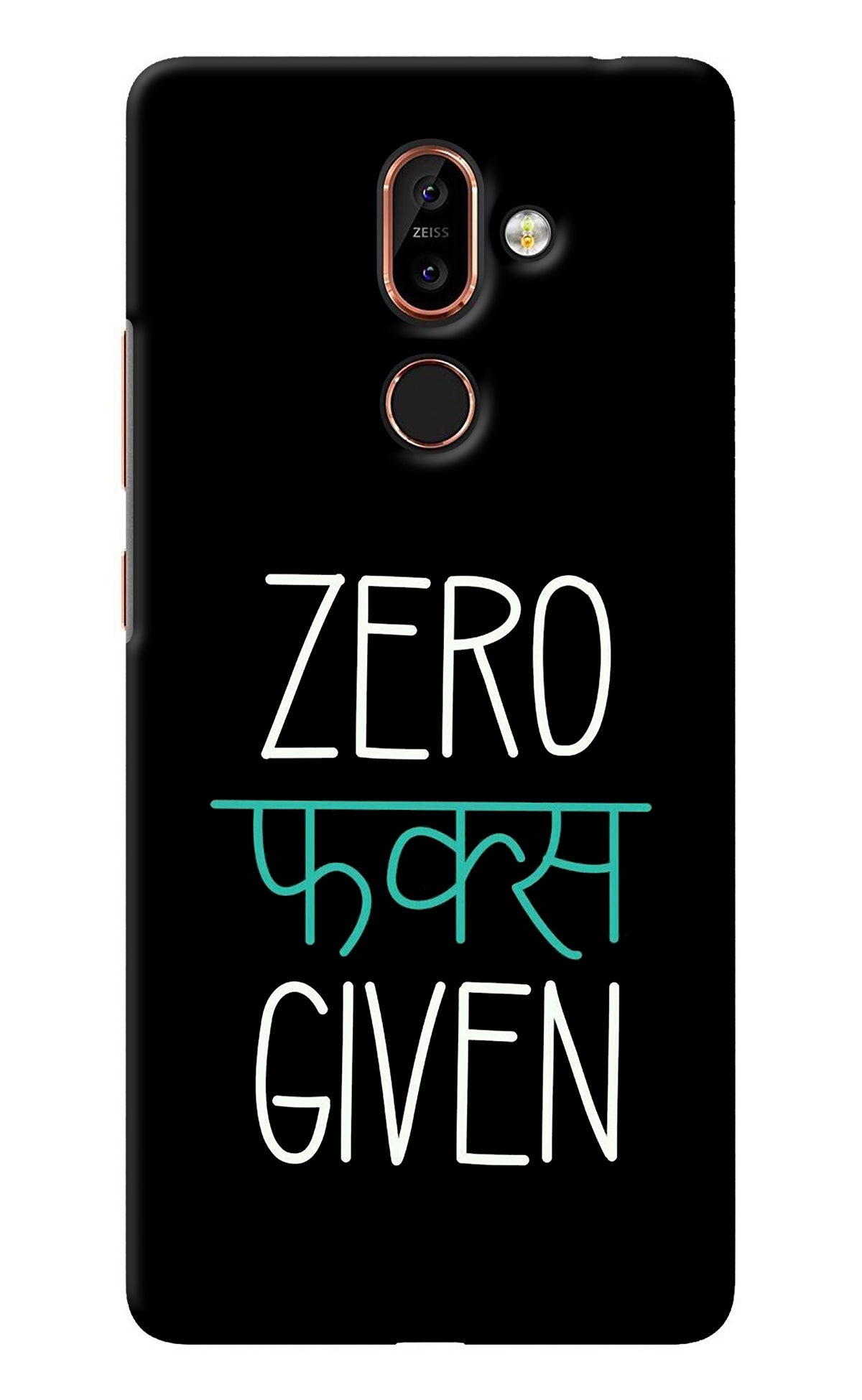 Zero Fucks Given Nokia 7 Plus Back Cover