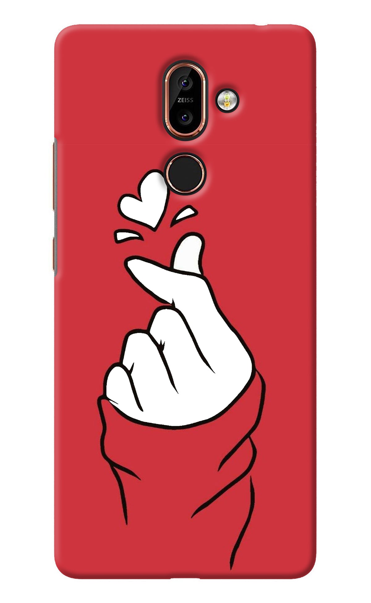 Korean Love Sign Nokia 7 Plus Back Cover