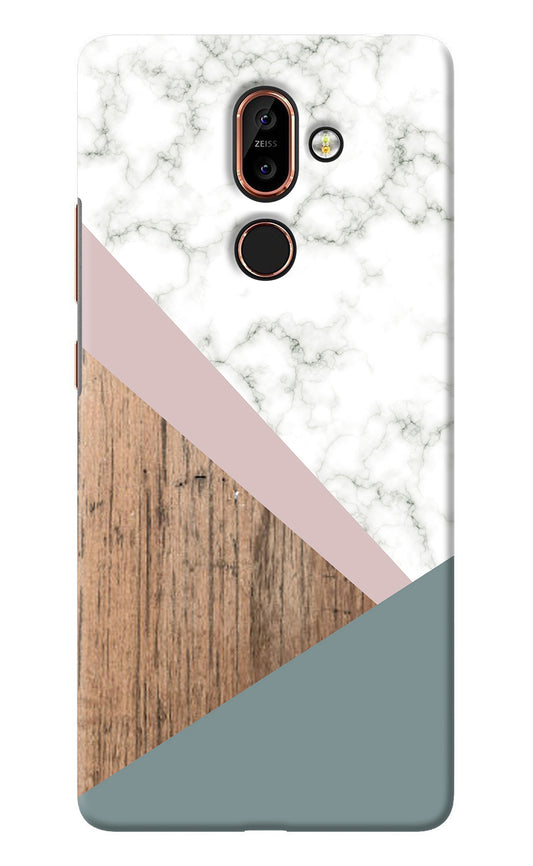 Marble wood Abstract Nokia 7 Plus Back Cover