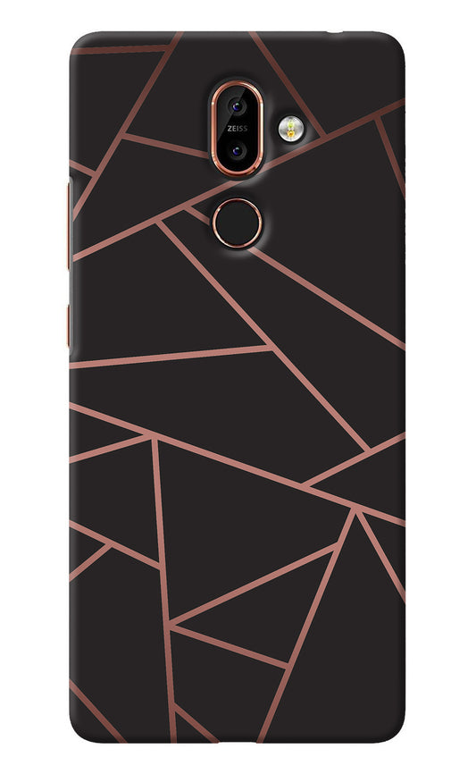 Geometric Pattern Nokia 7 Plus Back Cover