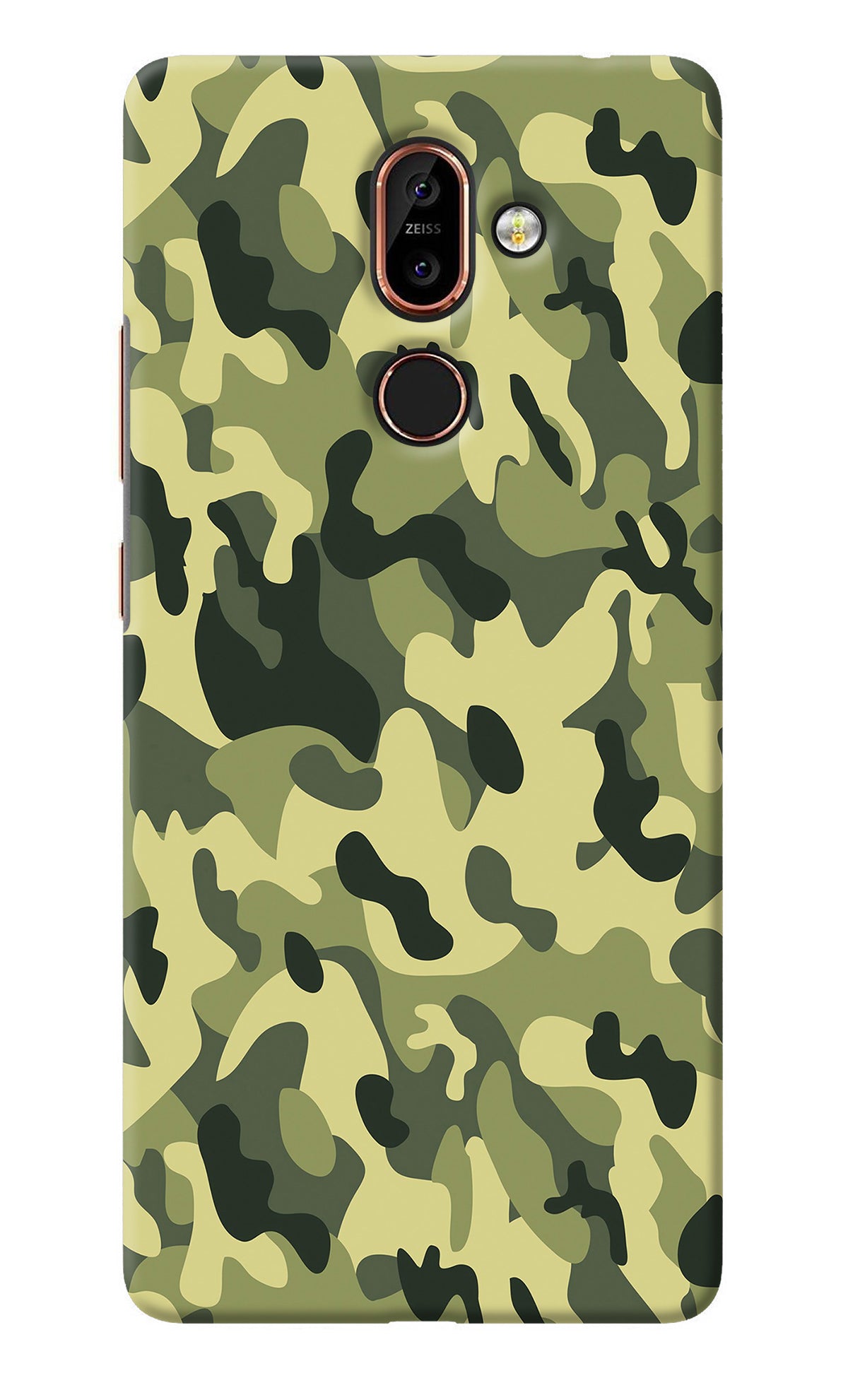 Camouflage Nokia 7 Plus Back Cover