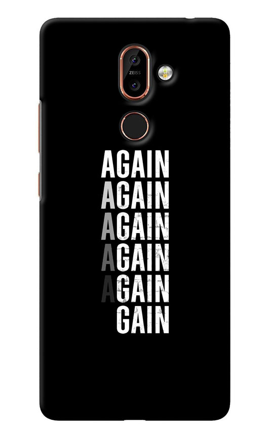 Again Again Gain Nokia 7 Plus Back Cover