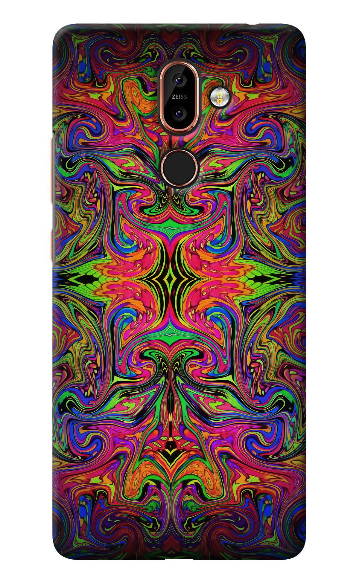 Psychedelic Art Nokia 7 Plus Back Cover