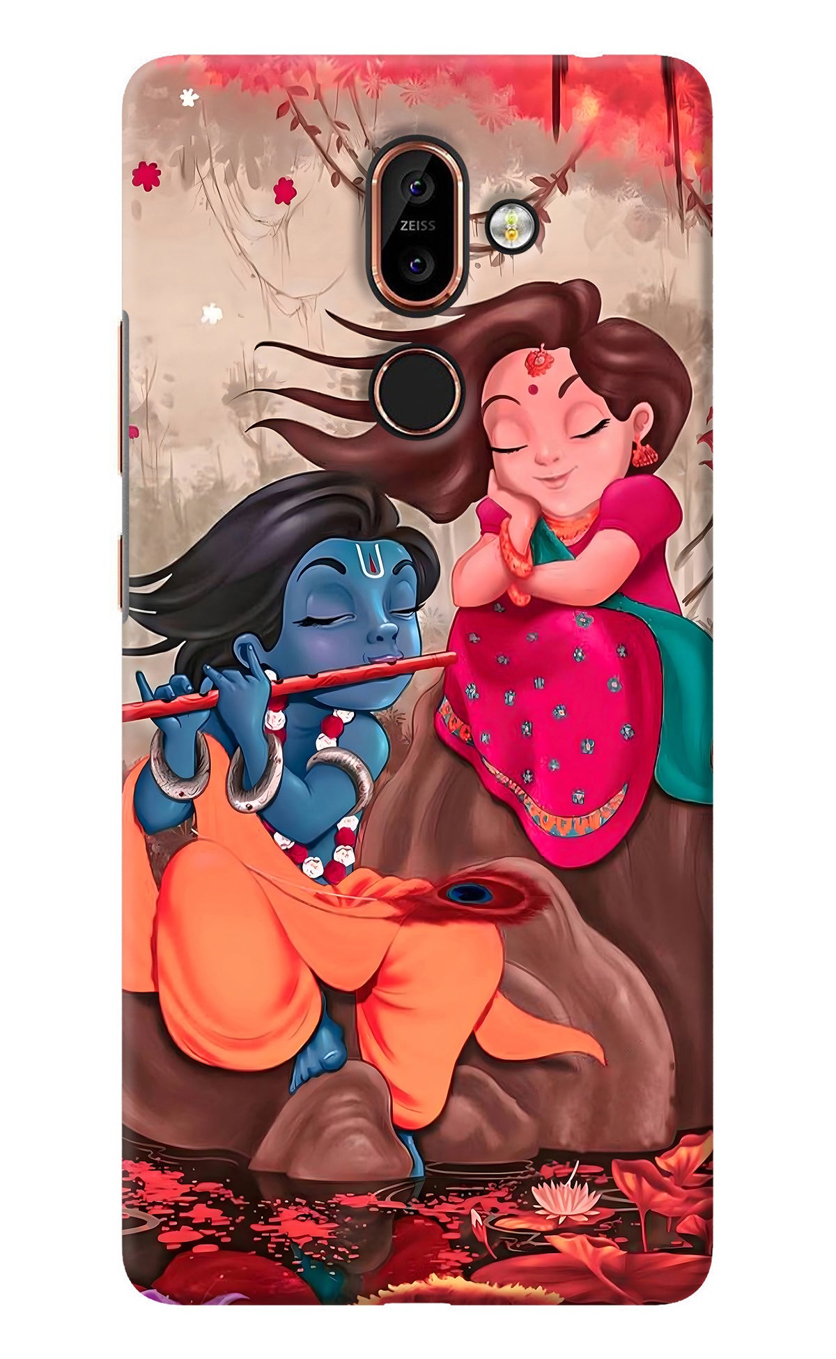 Radhe Krishna Nokia 7 Plus Back Cover