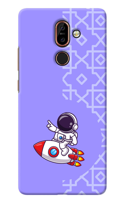 Cute Astronaut Nokia 7 Plus Back Cover
