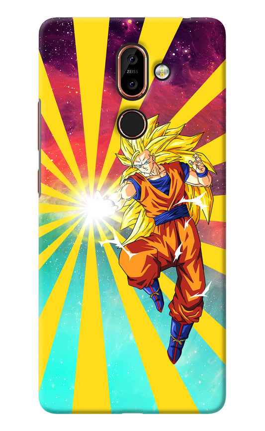Goku Super Saiyan Nokia 7 Plus Back Cover