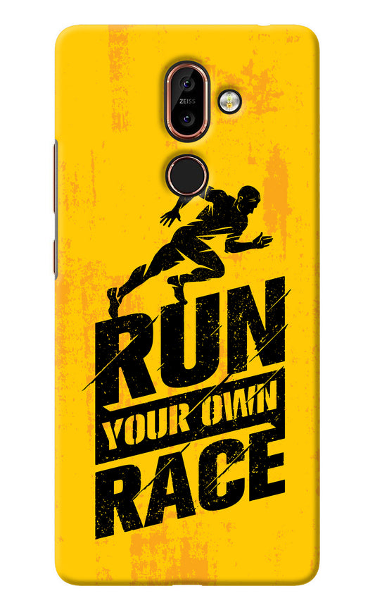 Run Your Own Race Nokia 7 Plus Back Cover