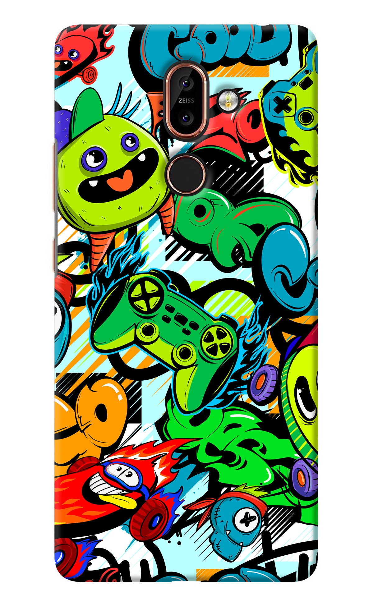 Game Doodle Nokia 7 Plus Back Cover