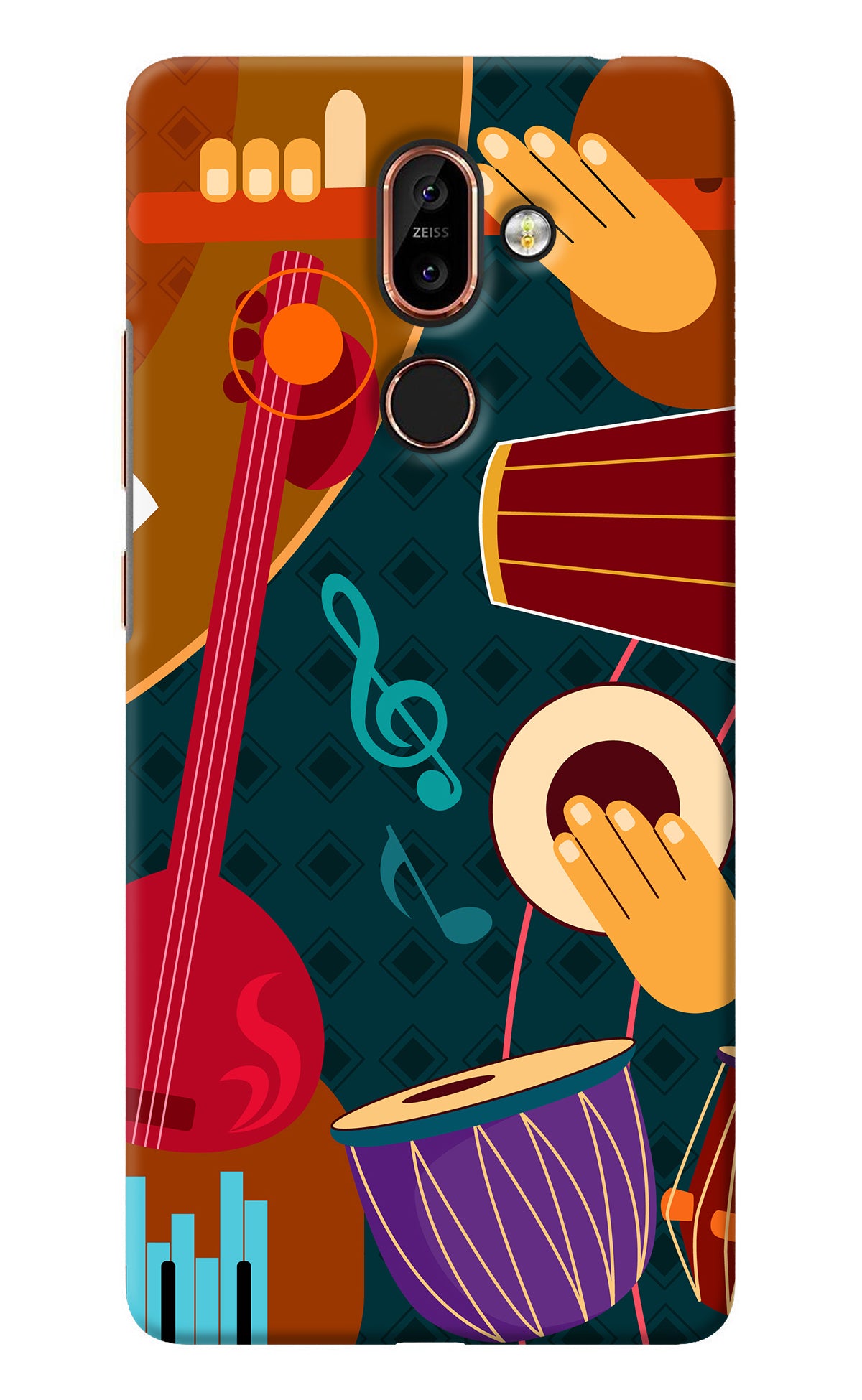 Music Instrument Nokia 7 Plus Back Cover