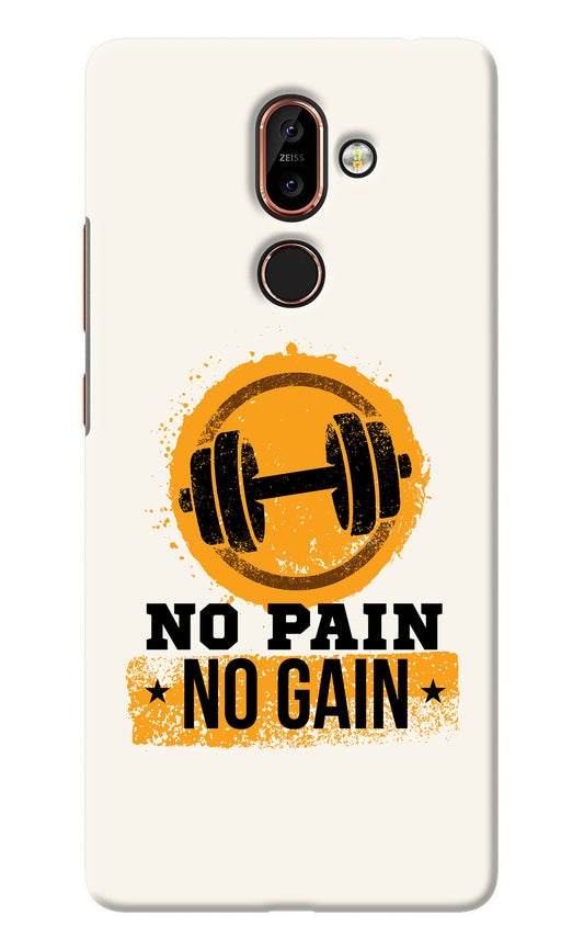 No Pain No Gain Nokia 7 Plus Back Cover