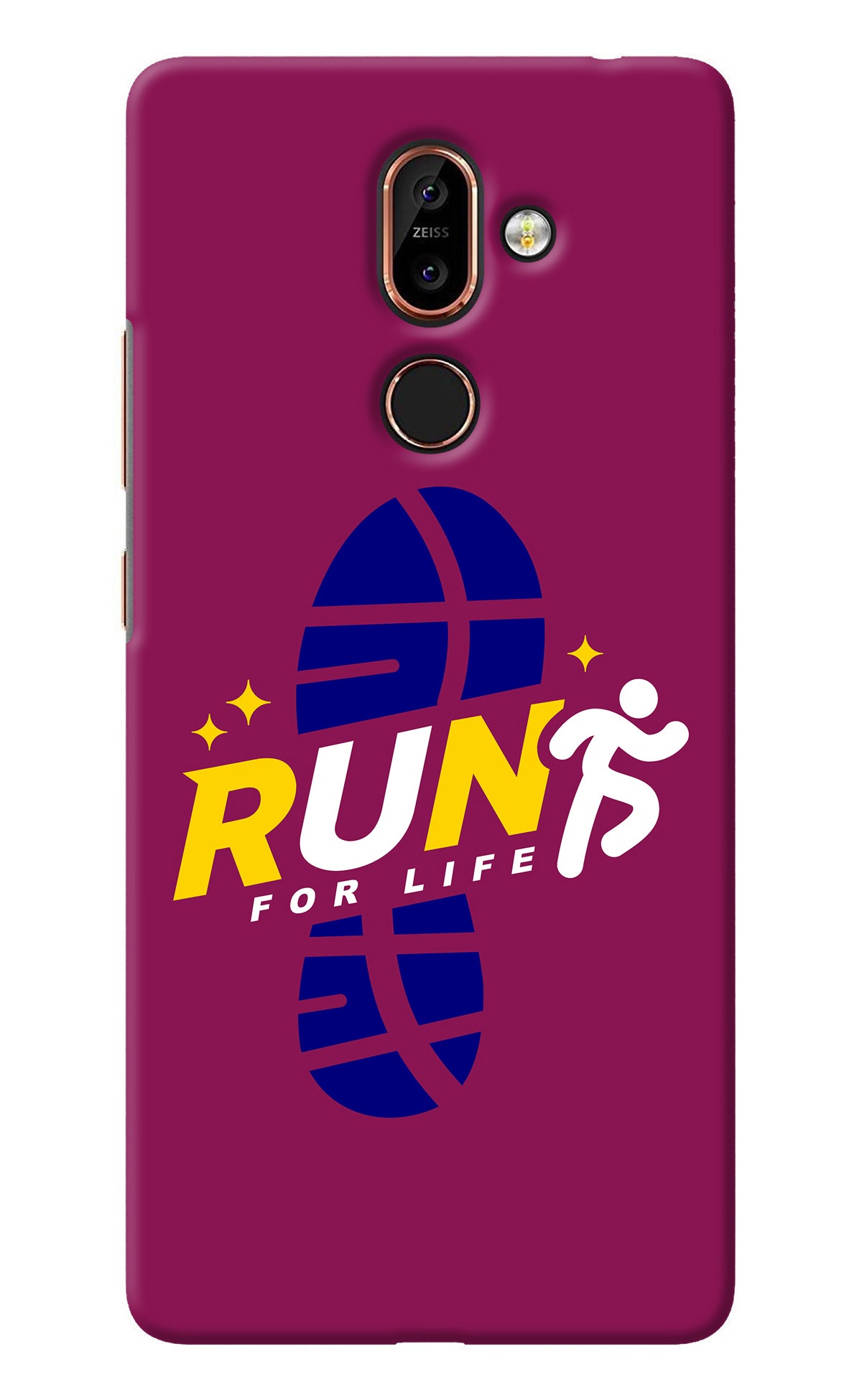 Run for Life Nokia 7 Plus Back Cover