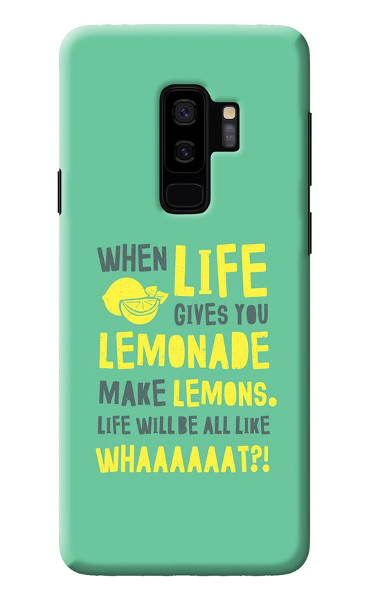 Quote Samsung S9 Plus Back Cover