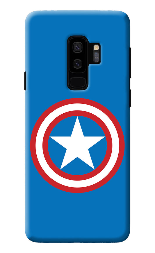 Captain America Logo Samsung S9 Plus Back Cover