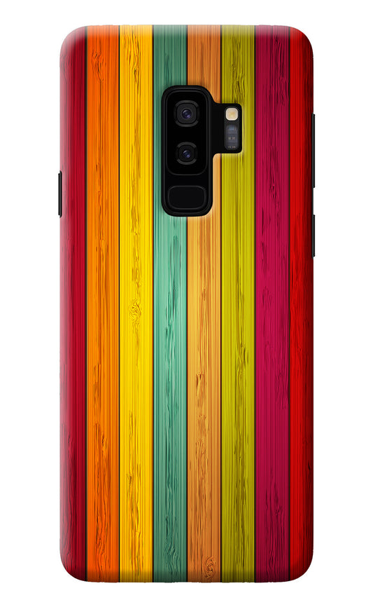 Multicolor Wooden Samsung S9 Plus Back Cover