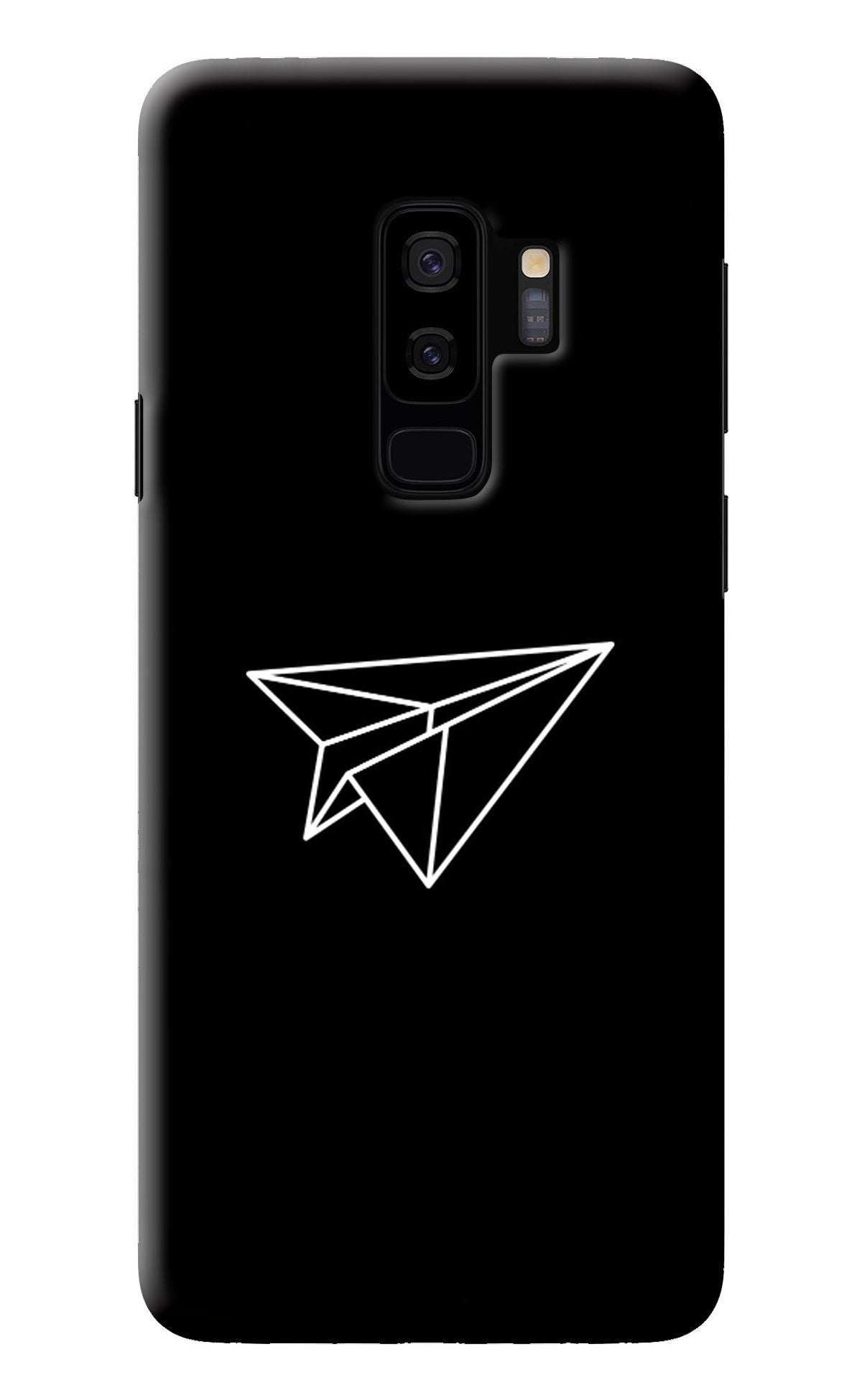 Paper Plane White Samsung S9 Plus Back Cover