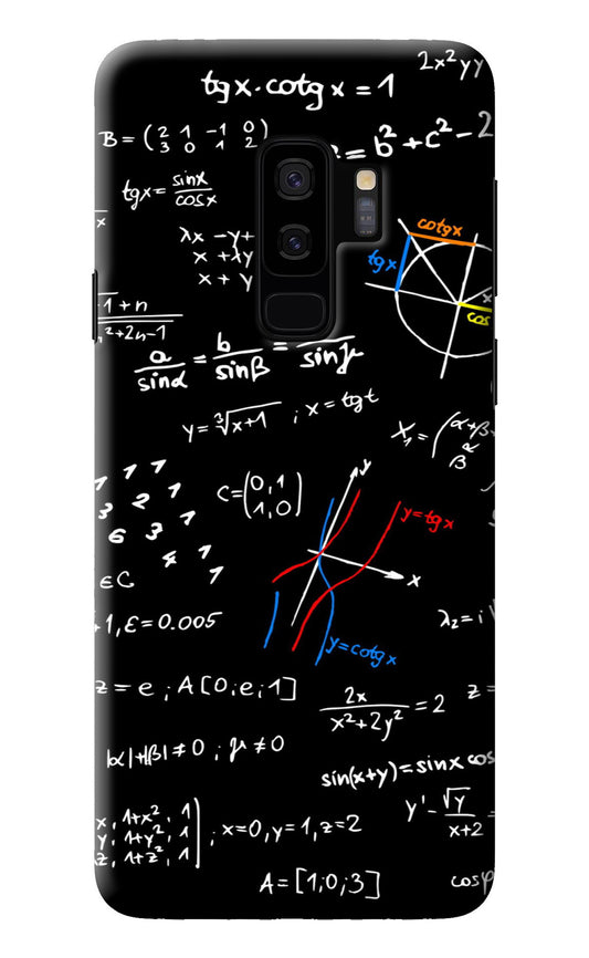 Mathematics Formula Samsung S9 Plus Back Cover