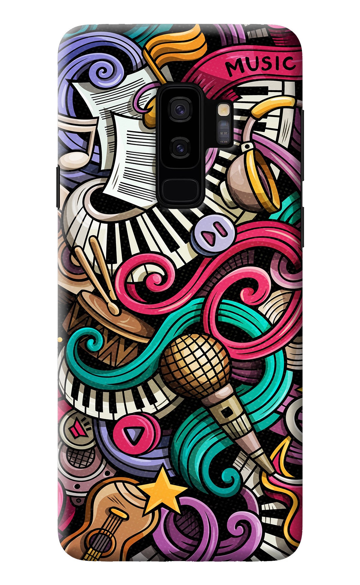 Music Abstract Samsung S9 Plus Back Cover