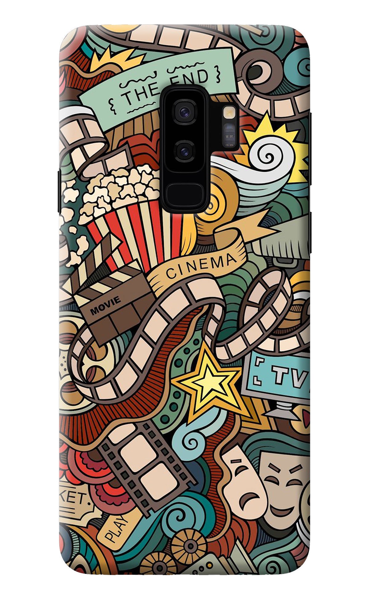 Cinema Abstract Samsung S9 Plus Back Cover