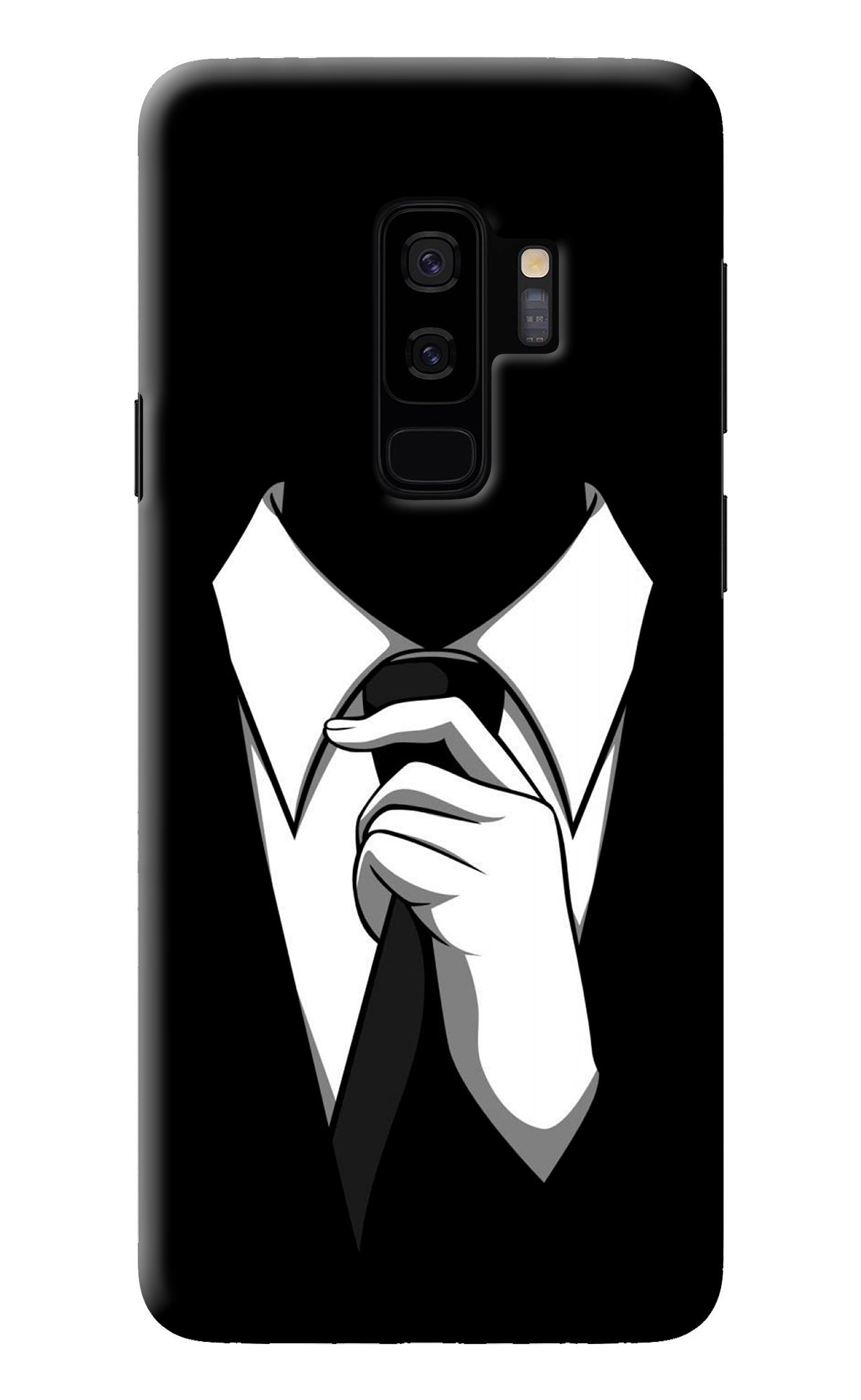 Black Tie Samsung S9 Plus Back Cover