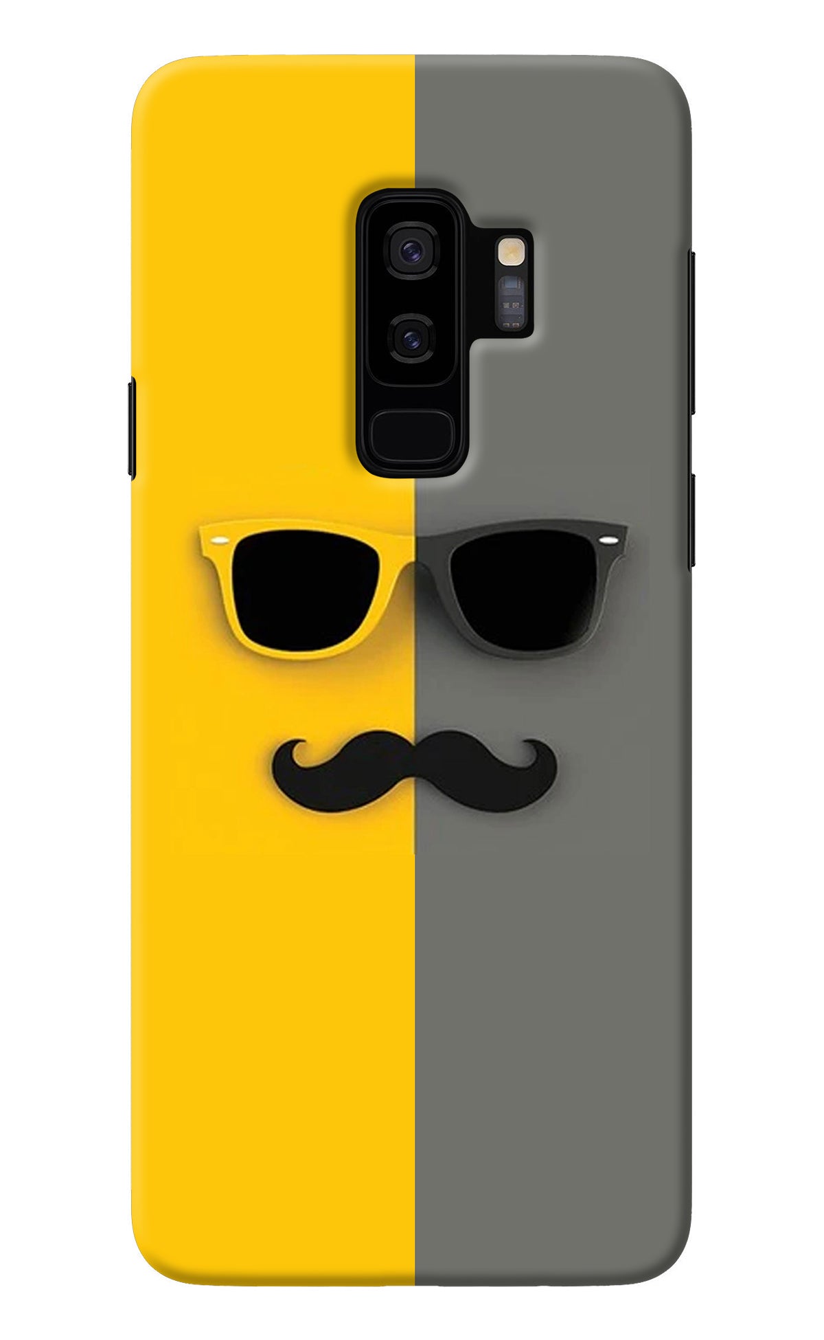 Sunglasses with Mustache Samsung S9 Plus Back Cover