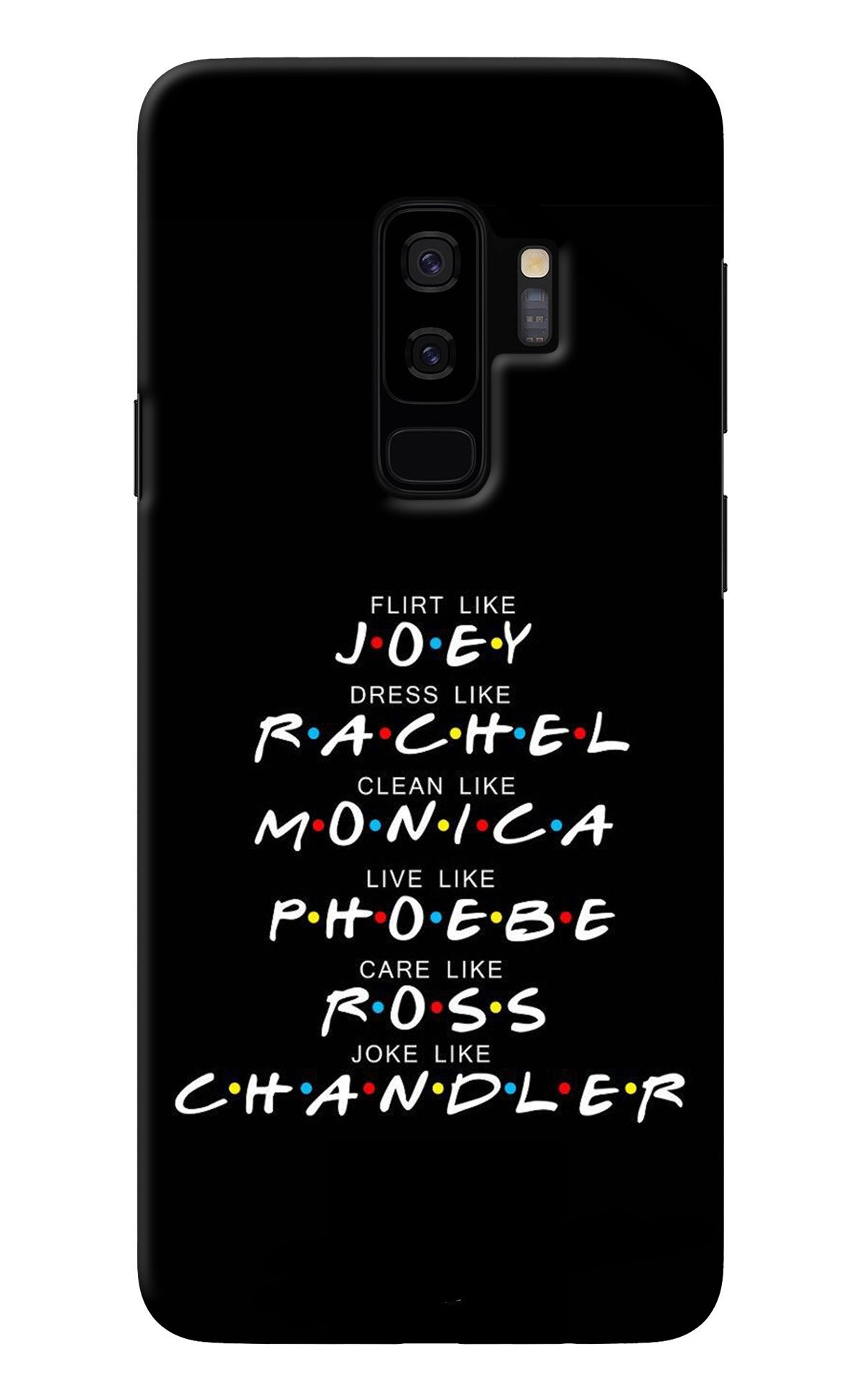 FRIENDS Character Samsung S9 Plus Back Cover