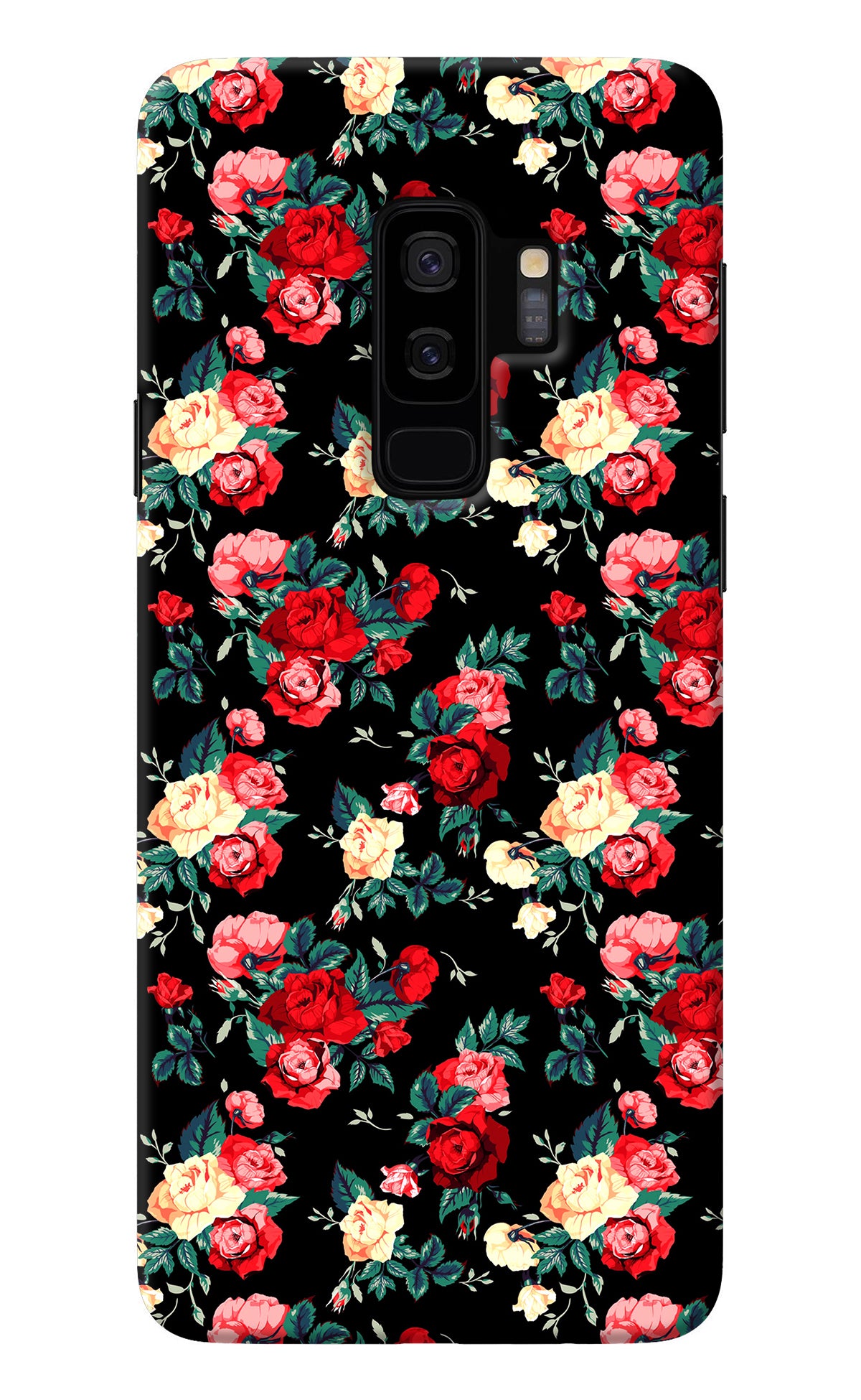 Rose Pattern Samsung S9 Plus Back Cover