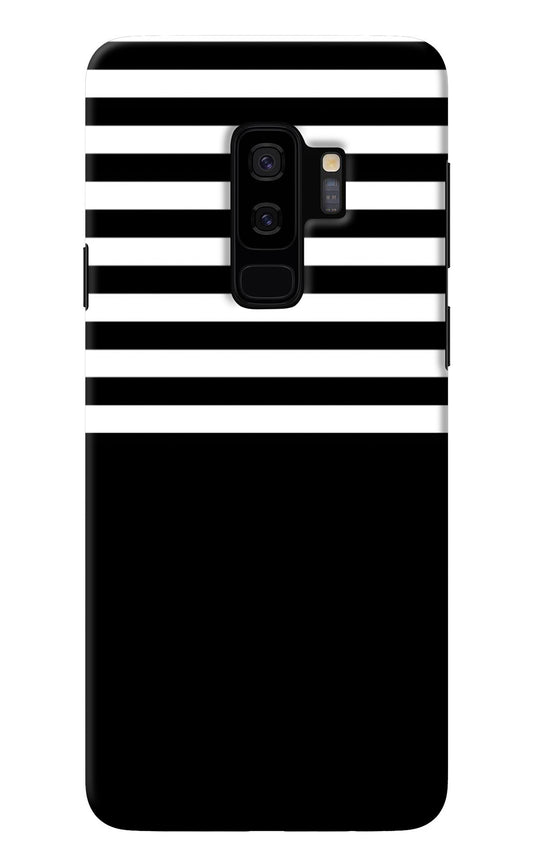 Black and White Print Samsung S9 Plus Back Cover