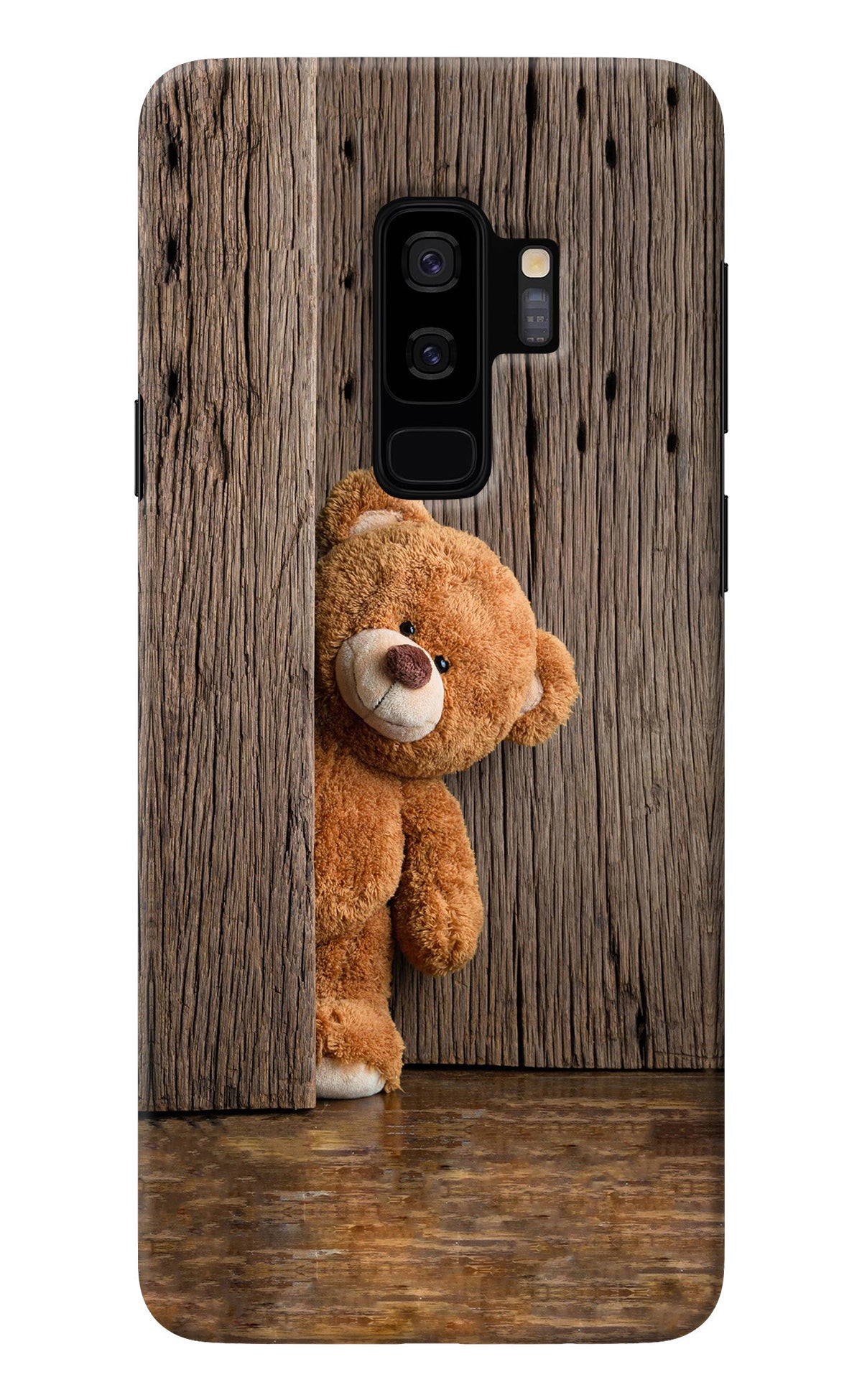 Teddy Wooden Samsung S9 Plus Back Cover