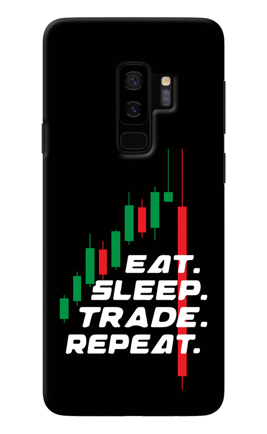 Eat Sleep Trade Repeat Samsung S9 Plus Back Cover