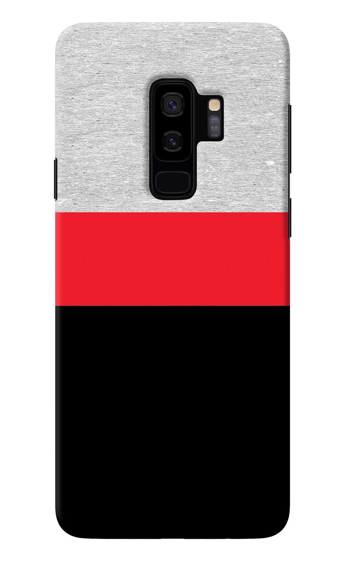 Tri Color Pattern Samsung S9 Plus Back Cover