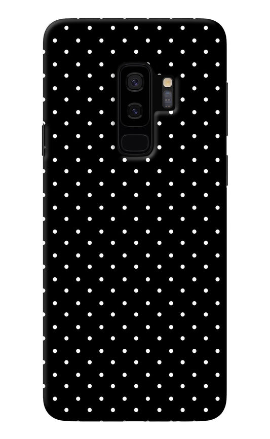 White Dots Samsung S9 Plus Back Cover