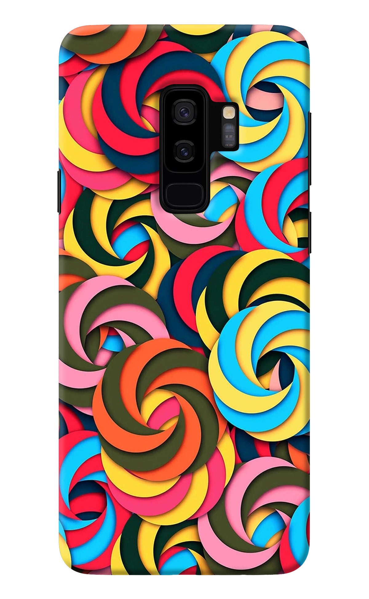 Spiral Pattern Samsung S9 Plus Back Cover