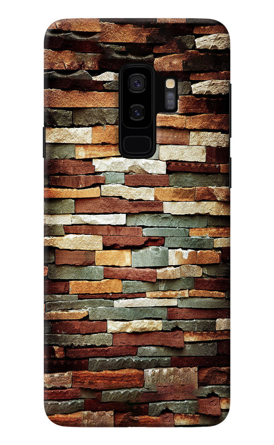 Bricks Pattern Samsung S9 Plus Back Cover