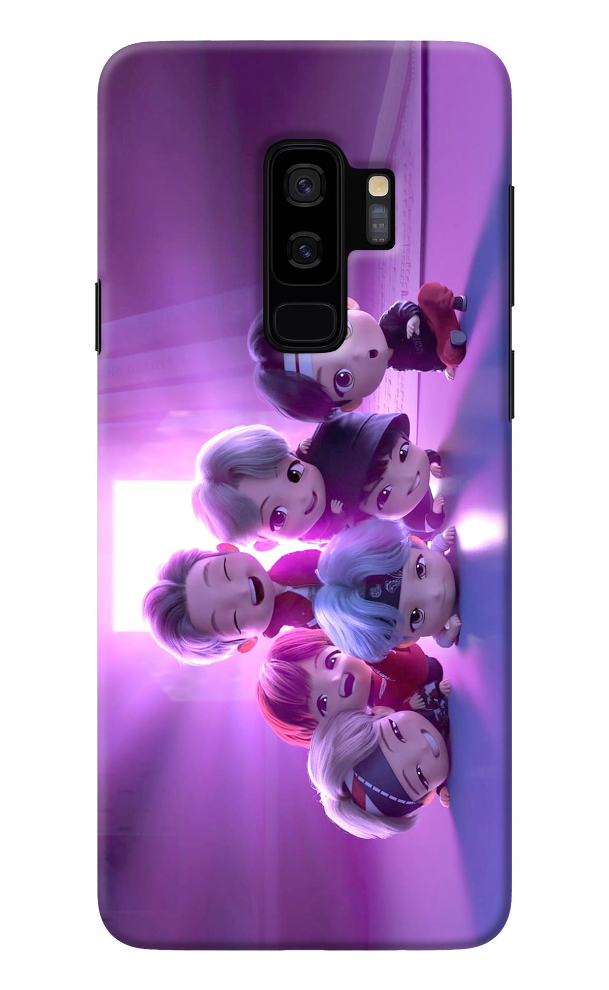 BTS Chibi Samsung S9 Plus Back Cover