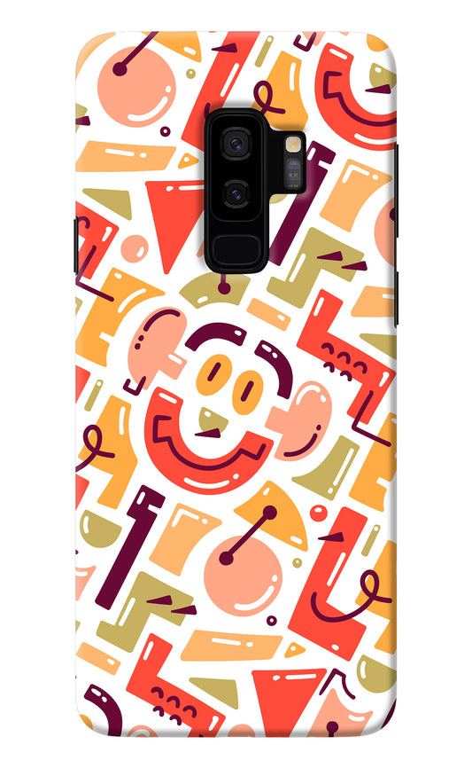 Doodle Pattern Samsung S9 Plus Back Cover