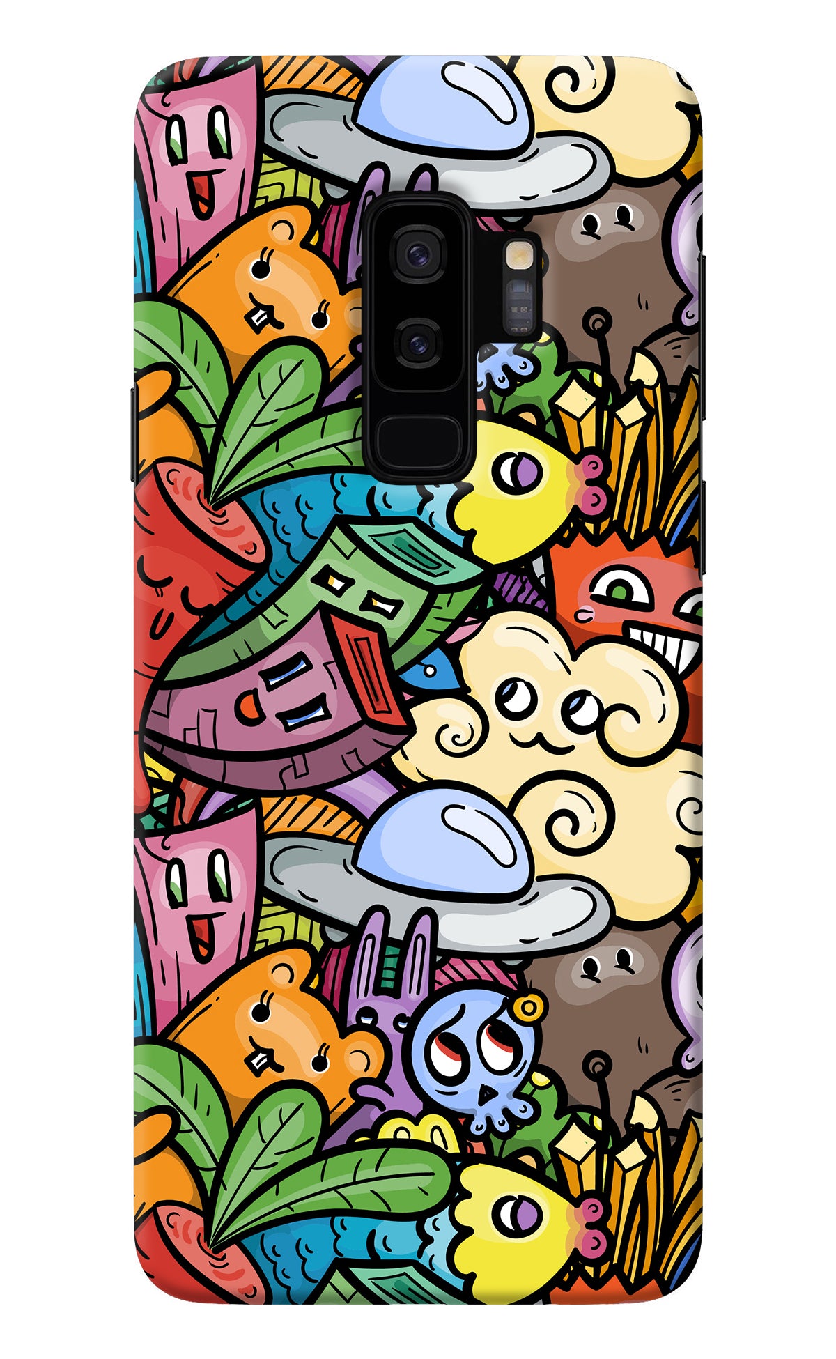 Veggie Doodle Samsung S9 Plus Back Cover