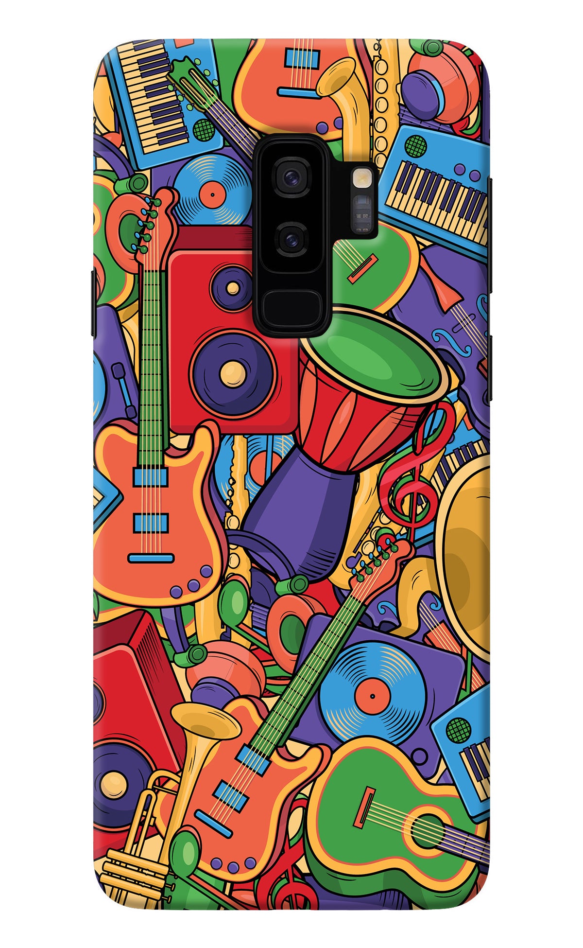 Music Instrument Doodle Samsung S9 Plus Back Cover