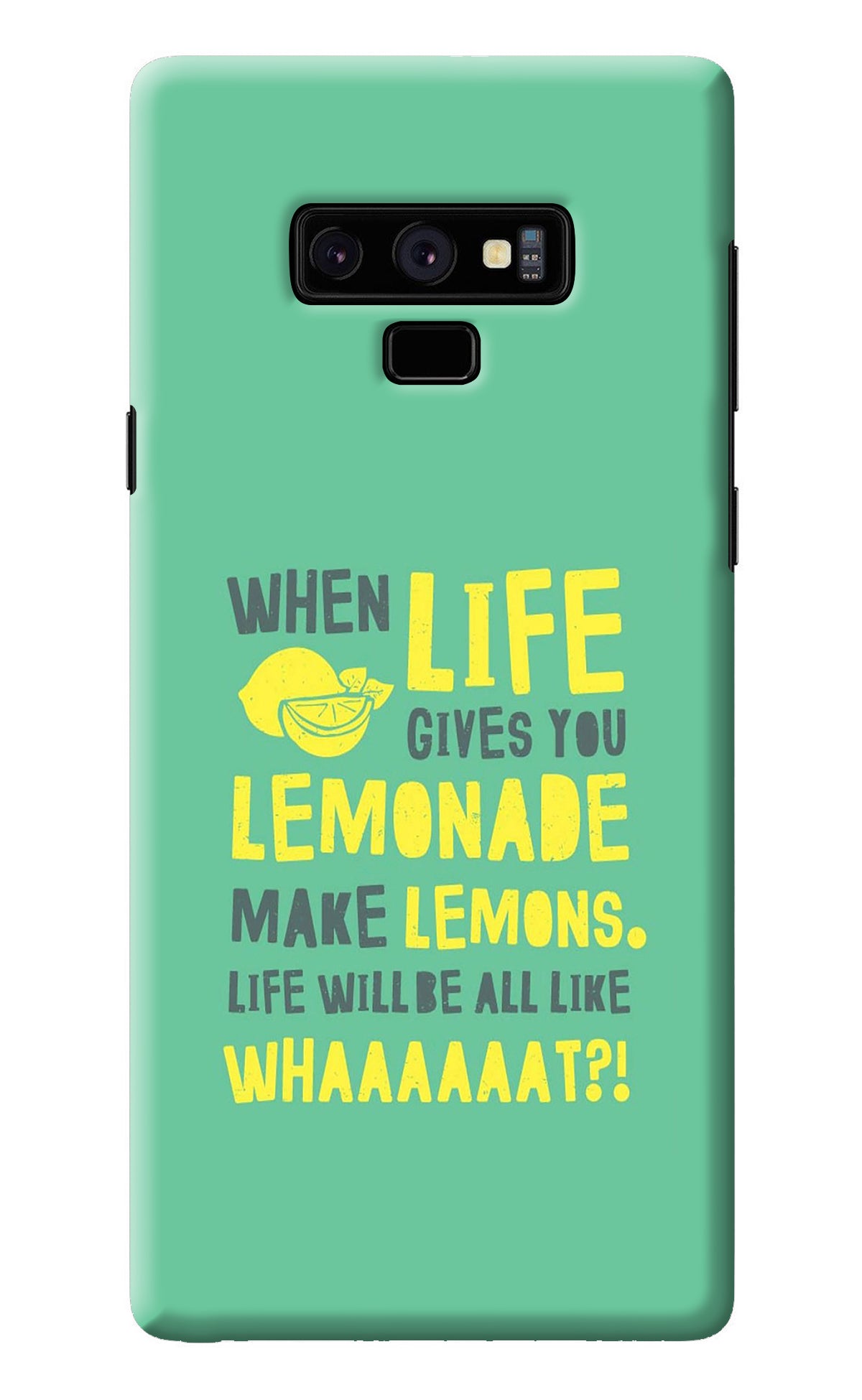 Quote Samsung Note 9 Back Cover