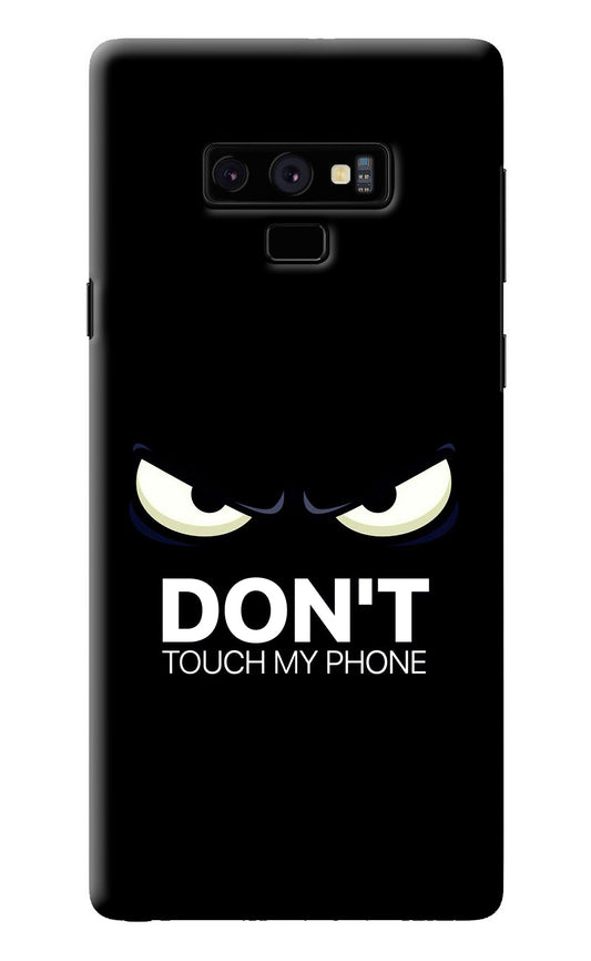 Don'T Touch My Phone Samsung Note 9 Back Cover