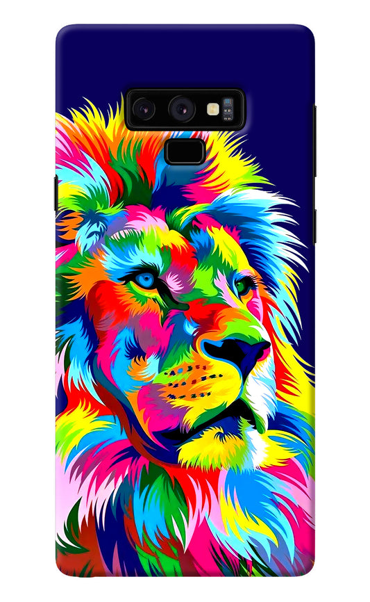 Vector Art Lion Samsung Note 9 Back Cover