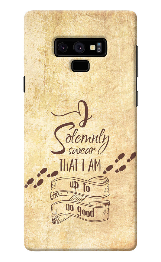 I Solemnly swear that i up to no good Samsung Note 9 Back Cover