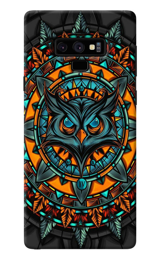 Angry Owl Art Samsung Note 9 Back Cover