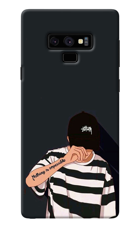 Aesthetic Boy Samsung Note 9 Back Cover