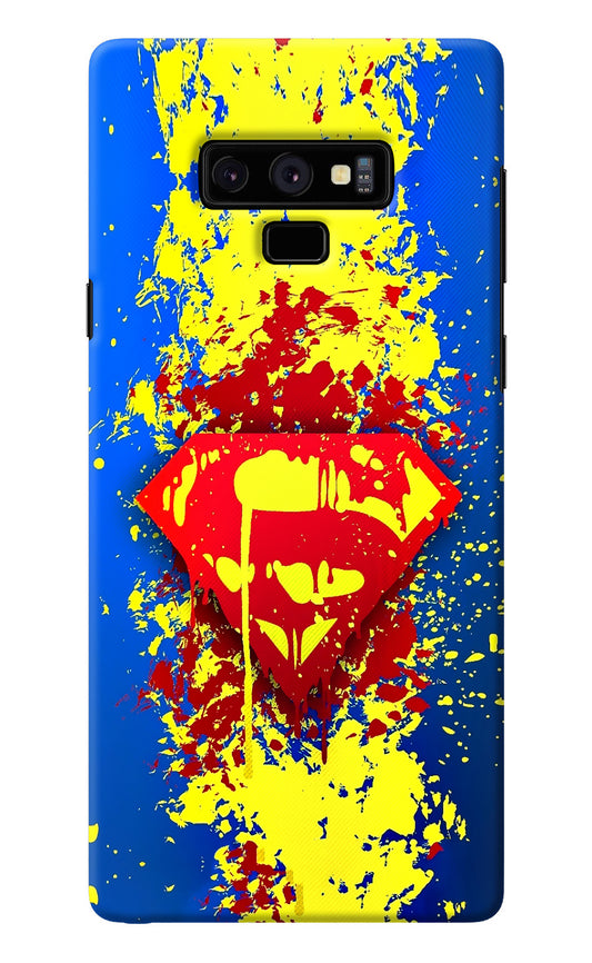 Superman logo Samsung Note 9 Back Cover