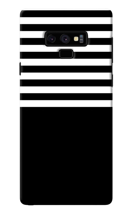 Black and White Print Samsung Note 9 Back Cover