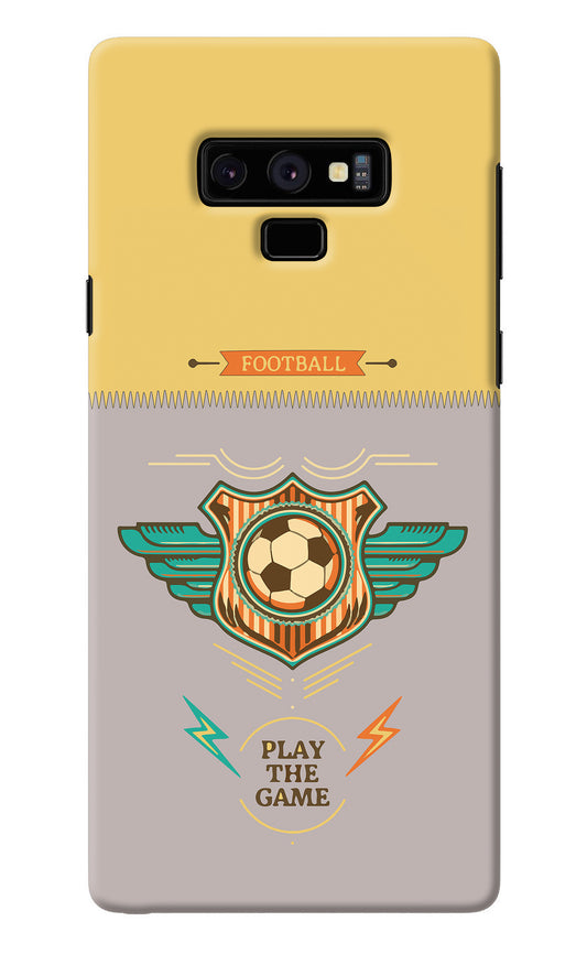 Football Samsung Note 9 Back Cover