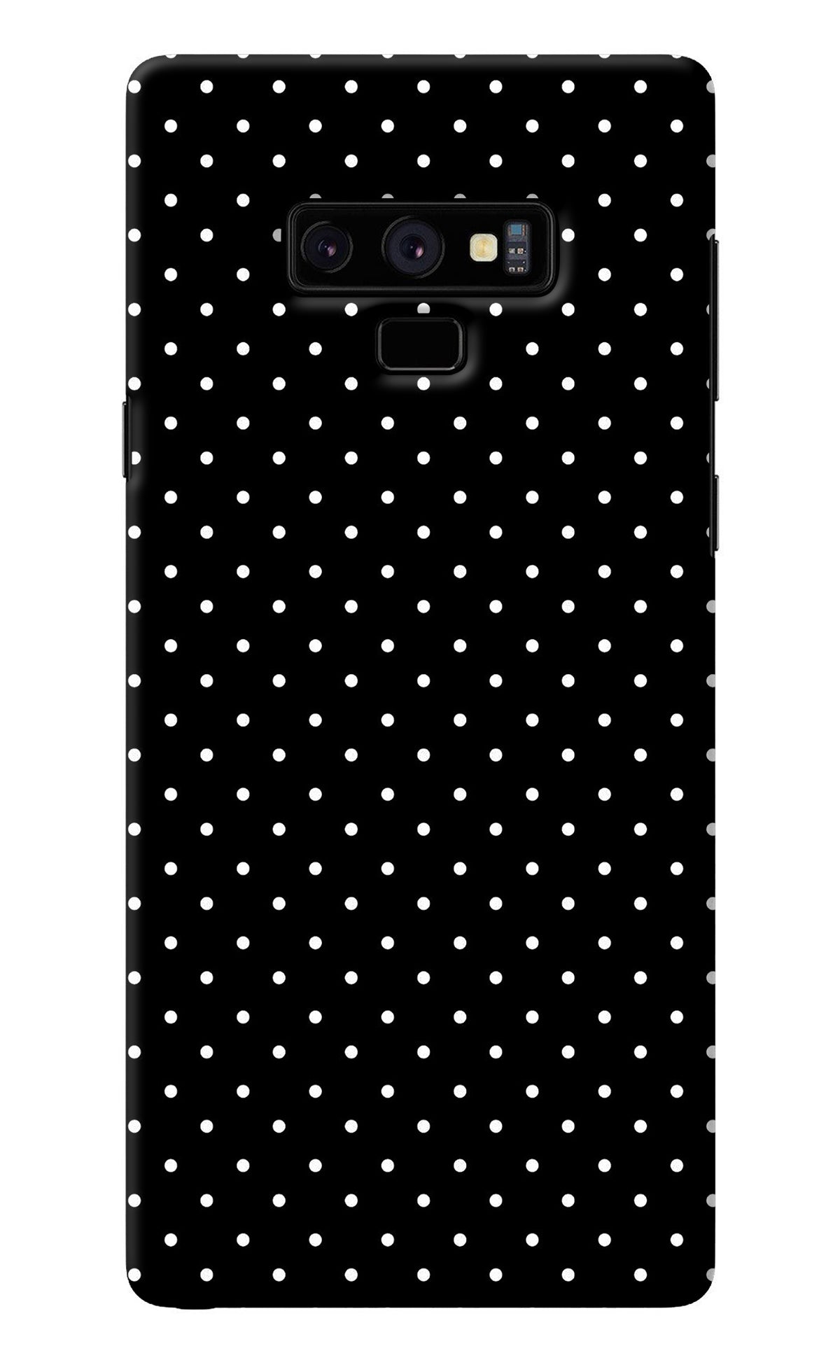 White Dots Samsung Note 9 Back Cover