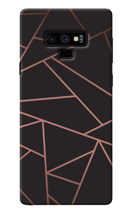 Geometric Pattern Samsung Note 9 Back Cover