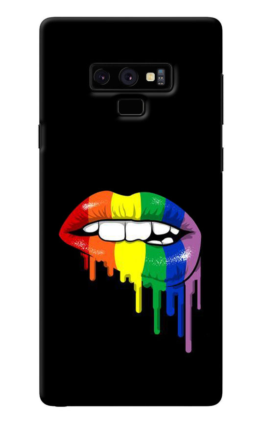 Lips Biting Samsung Note 9 Back Cover