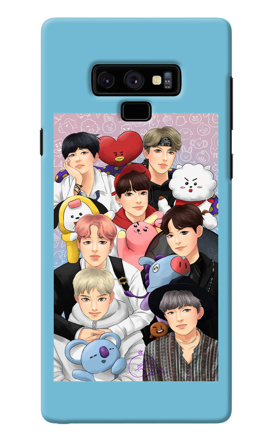 BTS with animals Samsung Note 9 Back Cover